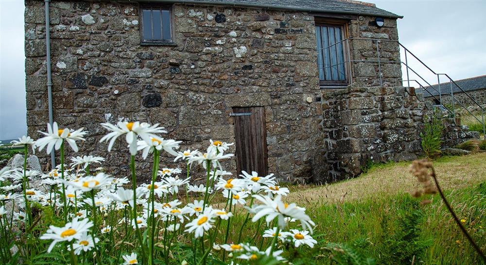 The exterior of Polmina Cottage, Cornwall