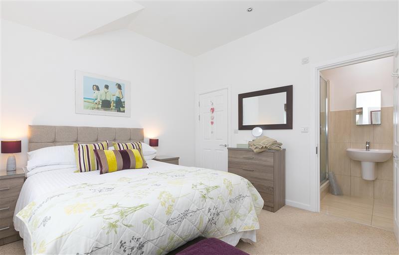 One of the bedrooms at Polmoor, Carbis Bay