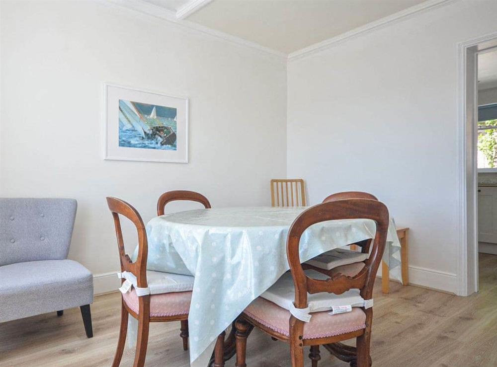 1st floor dining room at Polvarth Cottage in St Mawes, Cornwall