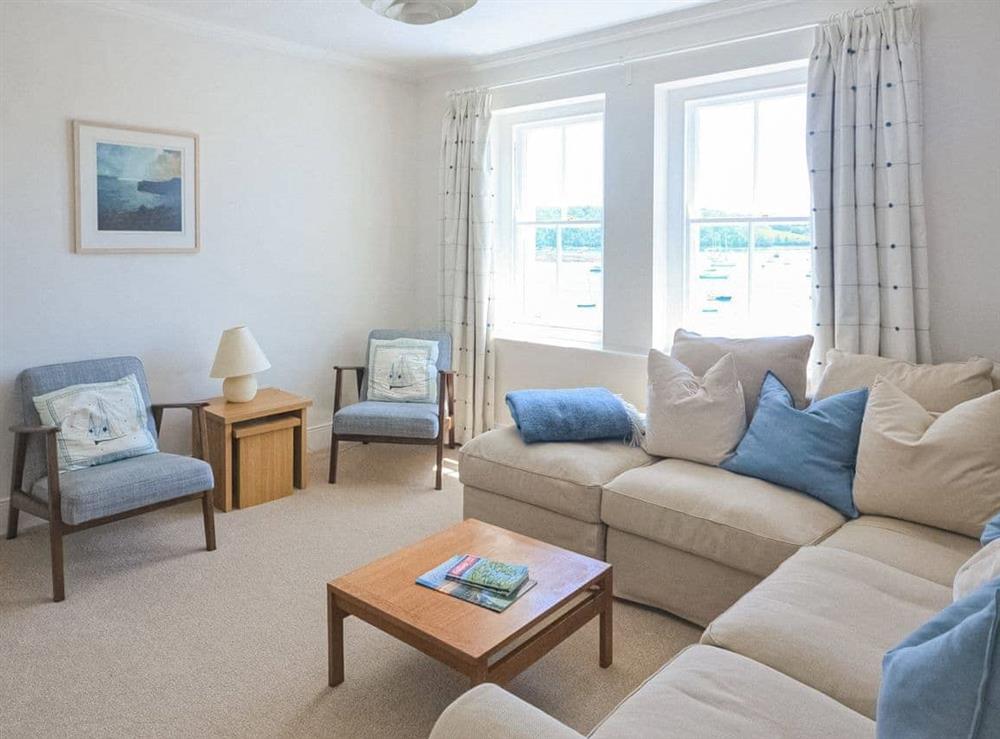 1st Floor sitting room at Polvarth Cottage in St Mawes, Cornwall