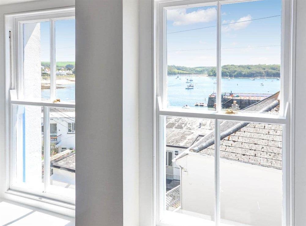 view from 1st floor at Polvarth Cottage in St Mawes, Cornwall