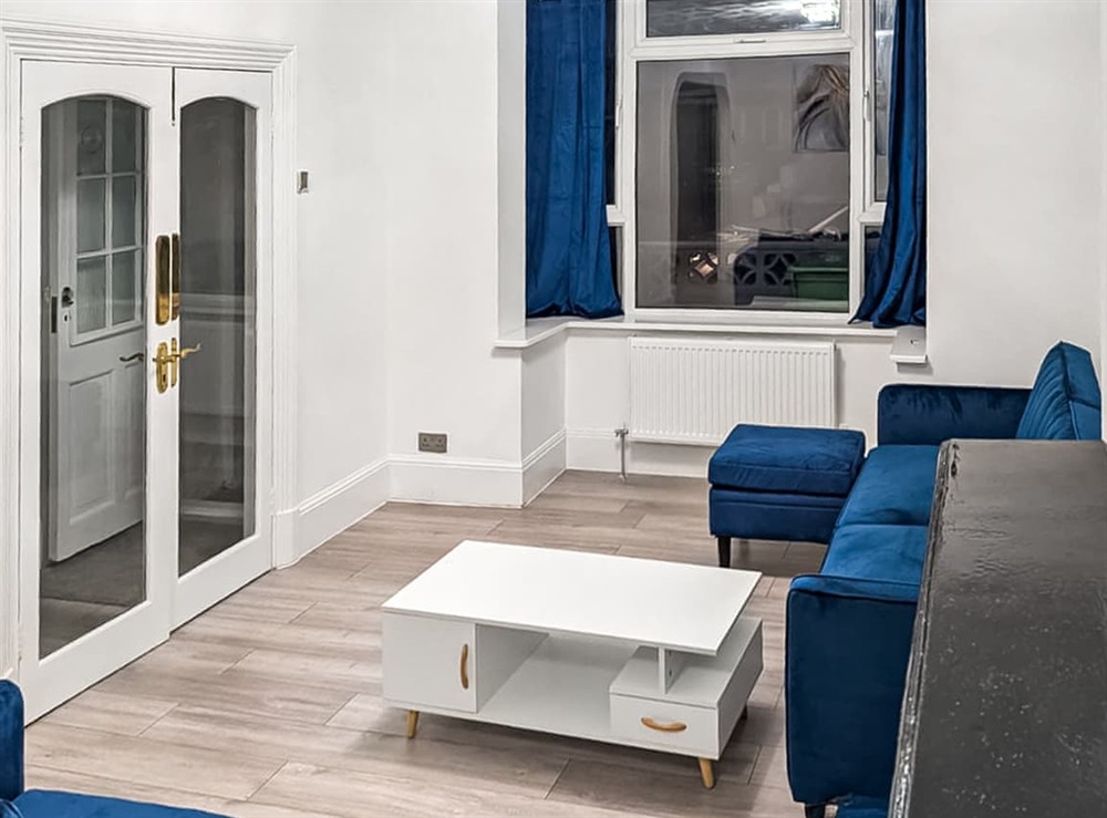Living area at Pompey Retreat in Portsmouth, Hampshire
