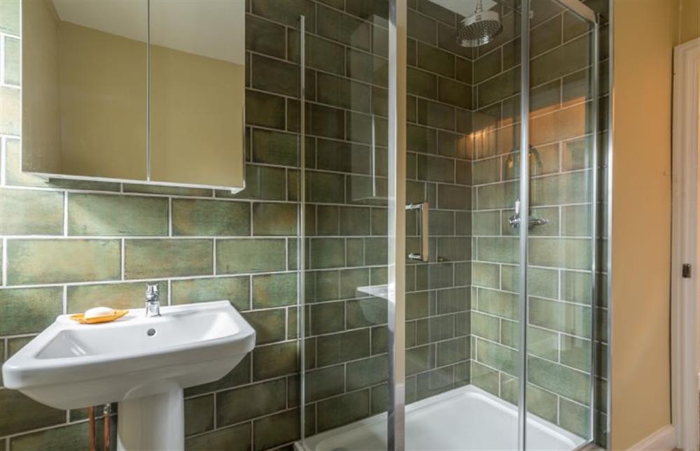 First floor: Shower room at Pond Cottage, Edgefield near Melton Constable