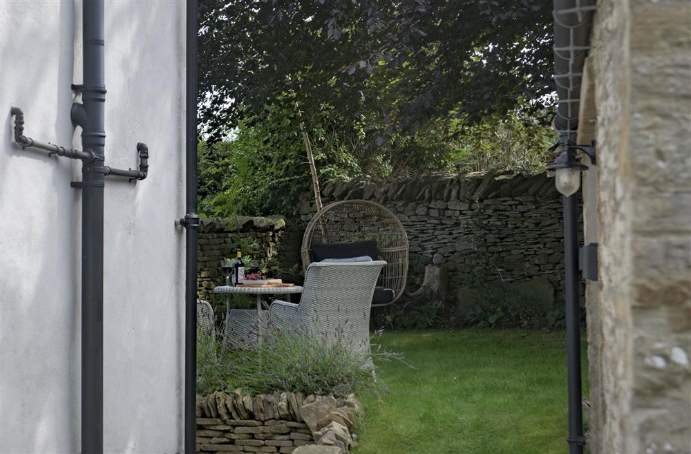 Secluded garden  at Pond Cottage, West Witton, Leyburn, North Yorkshire