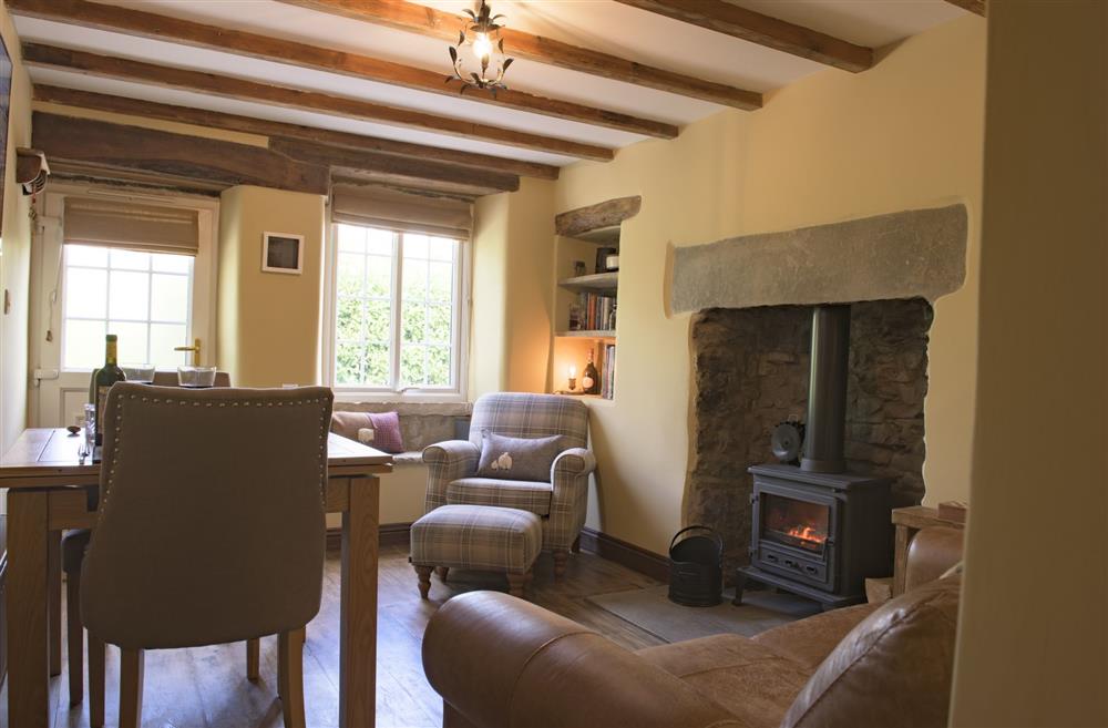 The perfect place for cosy nights spent in front of the fire at Pond Cottage, West Witton, Leyburn, North Yorkshire