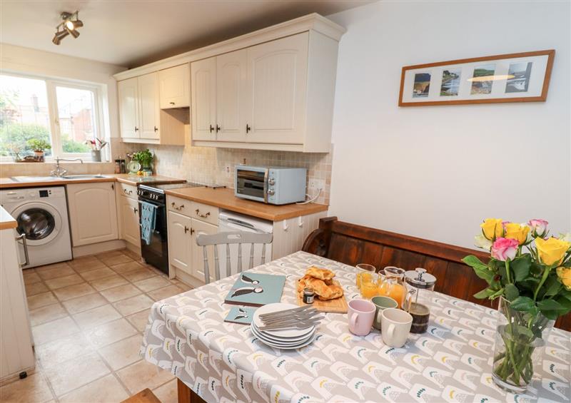This is the kitchen at Pond Farm View, Hinderwell