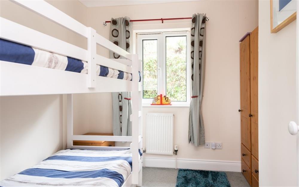 The bunk bedroom  at Pond House in Bigbury-On-Sea