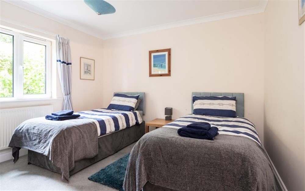 The twin bedroom  at Pond House in Bigbury-On-Sea