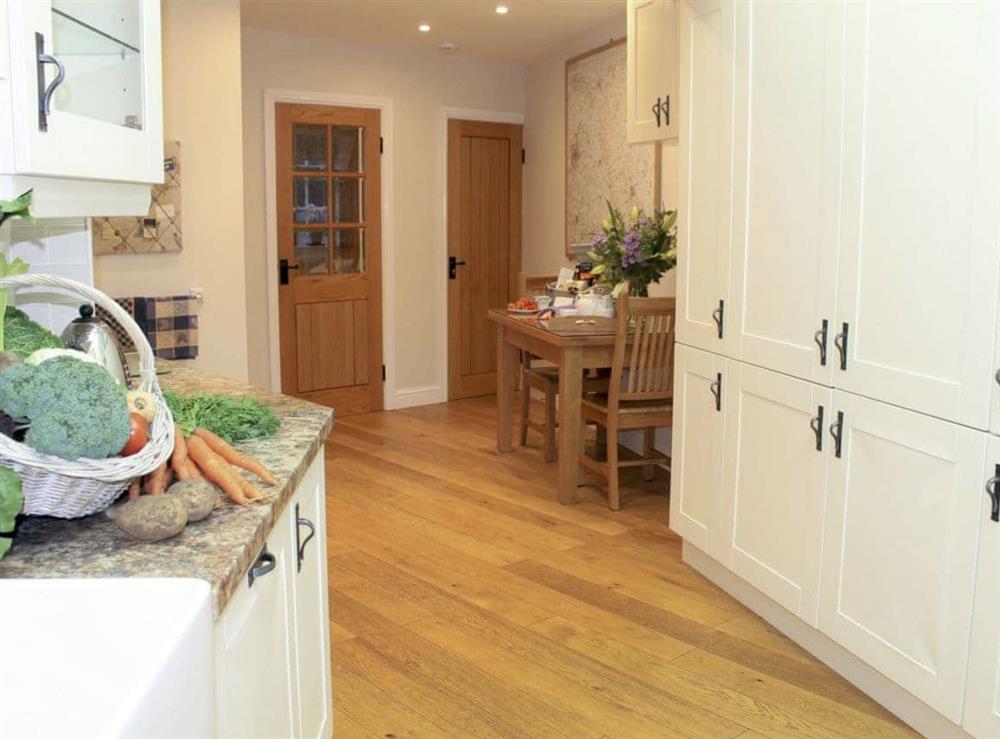 Bespoke country-style kitchen at Pond View Cottage in Brantingham, near Brough, North Humberside