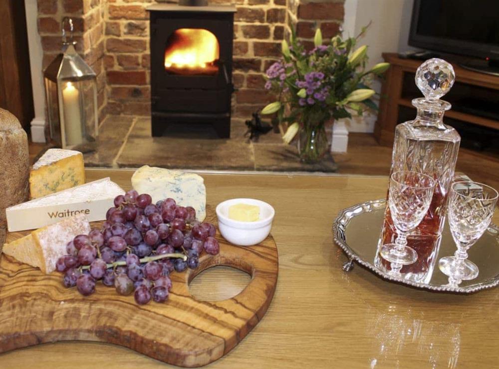 The perfect way to spend an evening at Pond View Cottage in Brantingham, near Brough, North Humberside