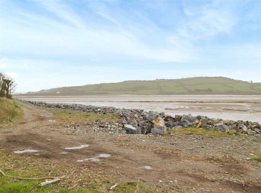 View at Ponderosa in Llansteffan, Dyfed