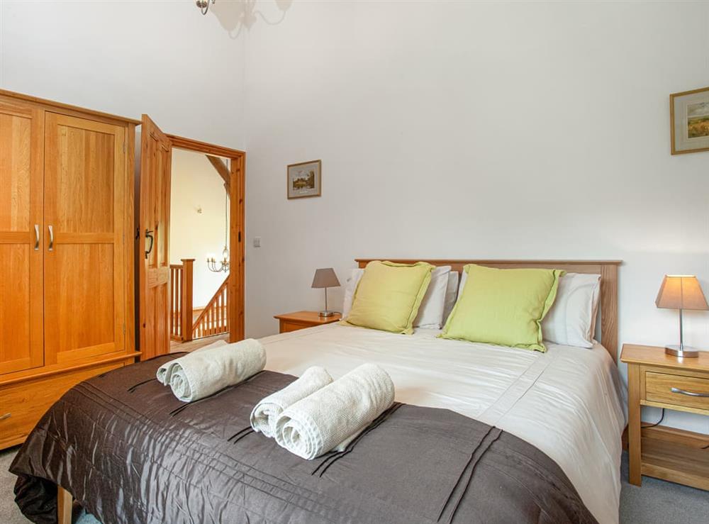 Double bedroom at Pondmead in Monkokehampton, near Okehampton, Devon