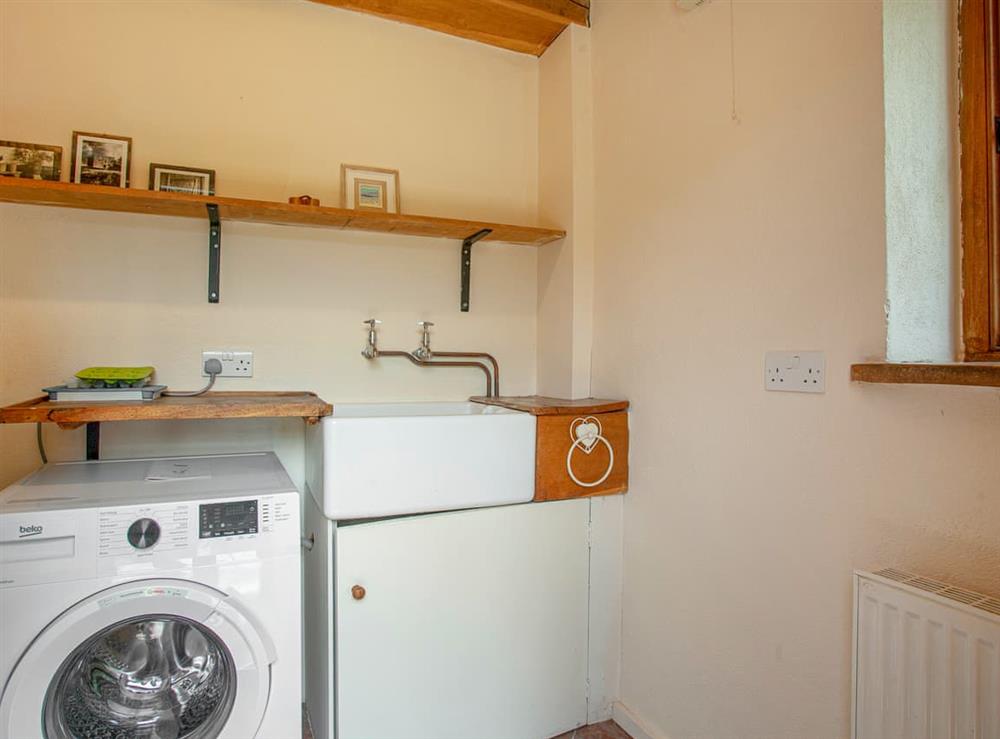 Utility room at Pondmead in Monkokehampton, near Okehampton, Devon