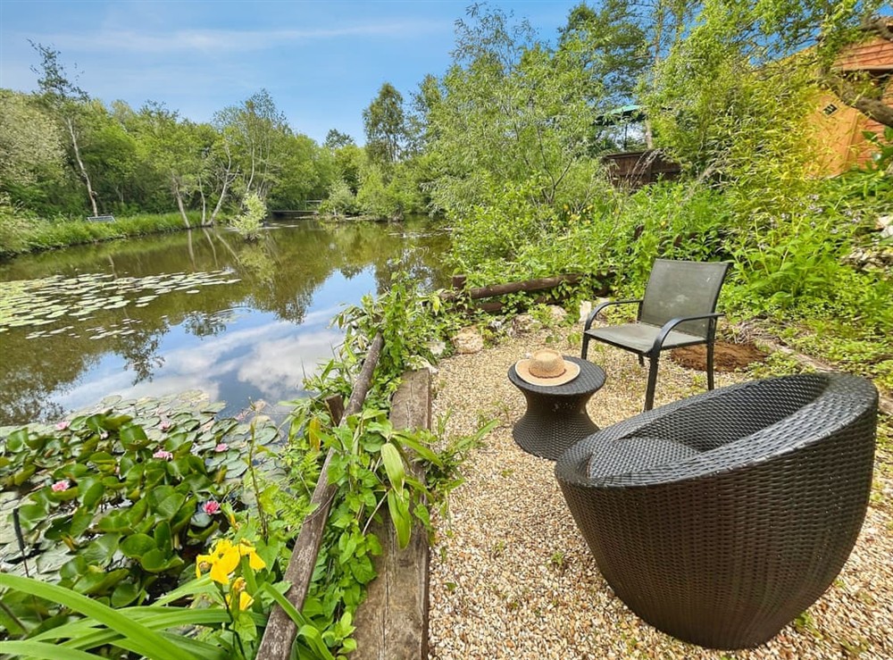 Outdoor at Pondside Lodge in Sandown, Isle of Wight