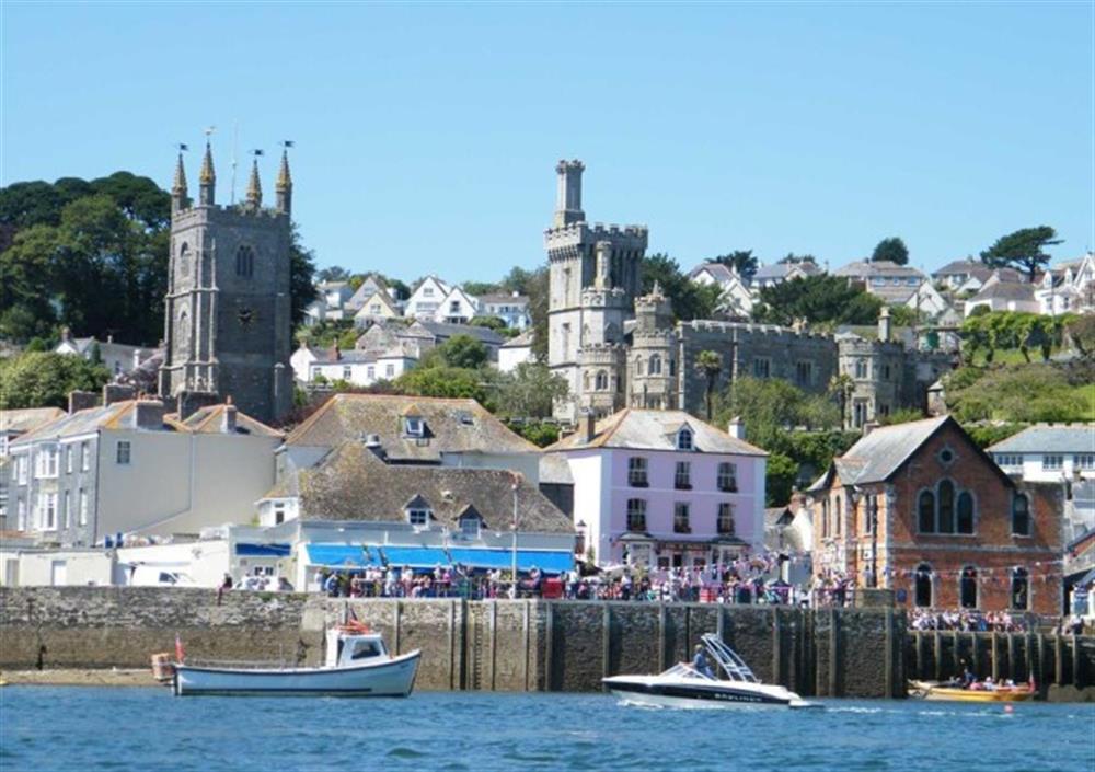 Fowey town quay at Pont Quay Cottage in Fowey