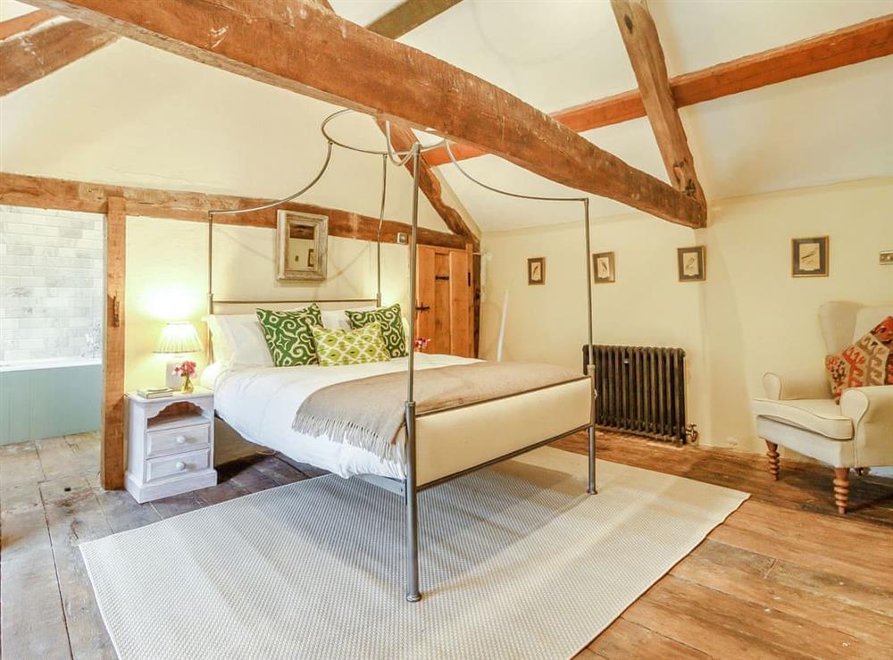 Double bedroom at Pontysgob Cottage in Abergavenny, Gwent