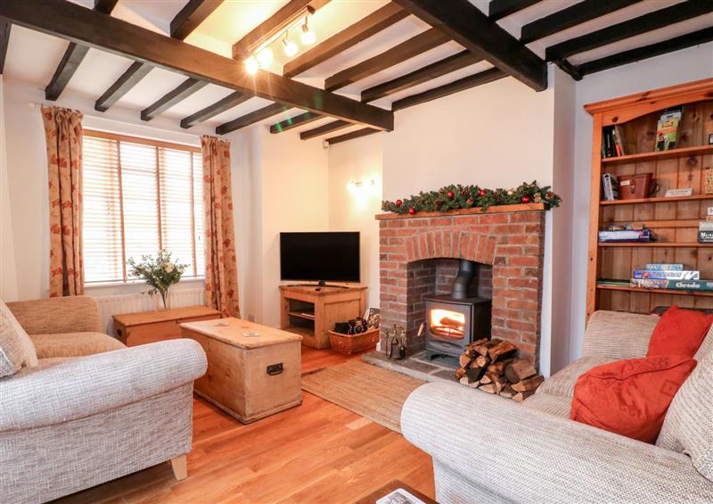 Living room at Pool Cottage, Broxholme near Saxilby, Lincolnshire