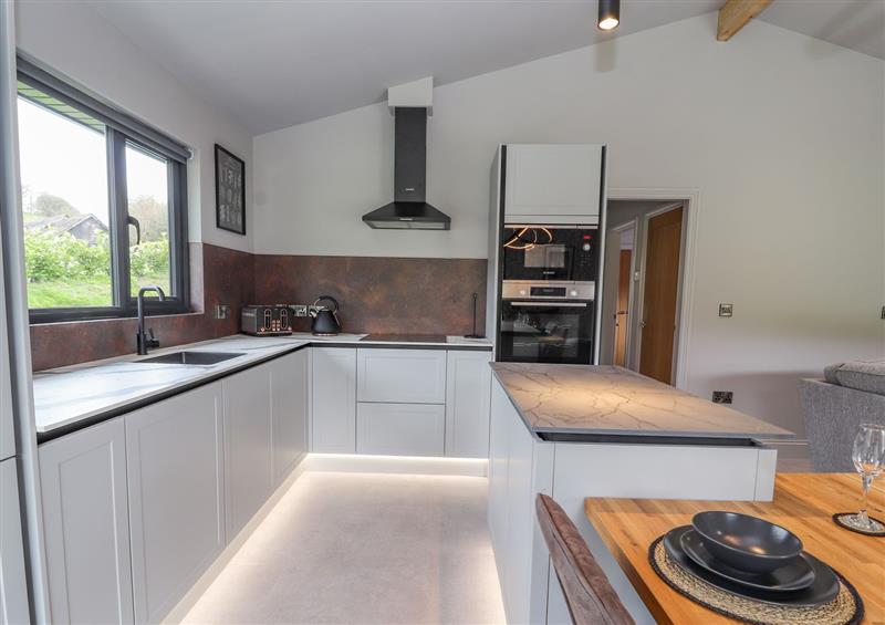 This is the kitchen at Pool View, Meifod