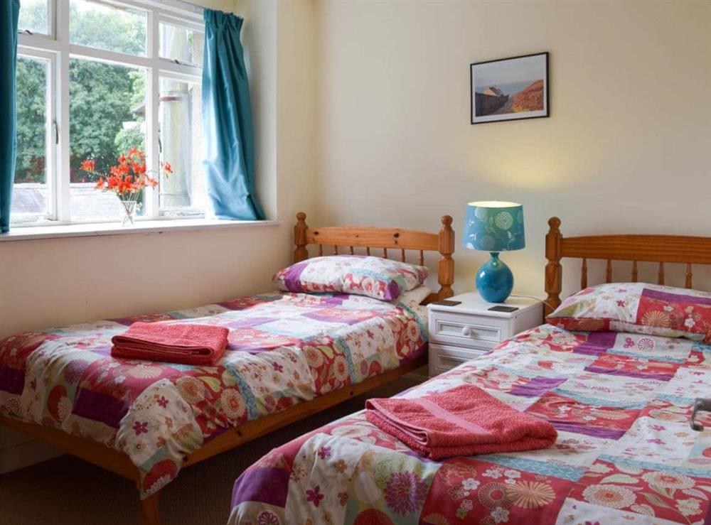Twin bedroom at Popehill  Farm Apartment in Popehill, near Johnston, Dyfed