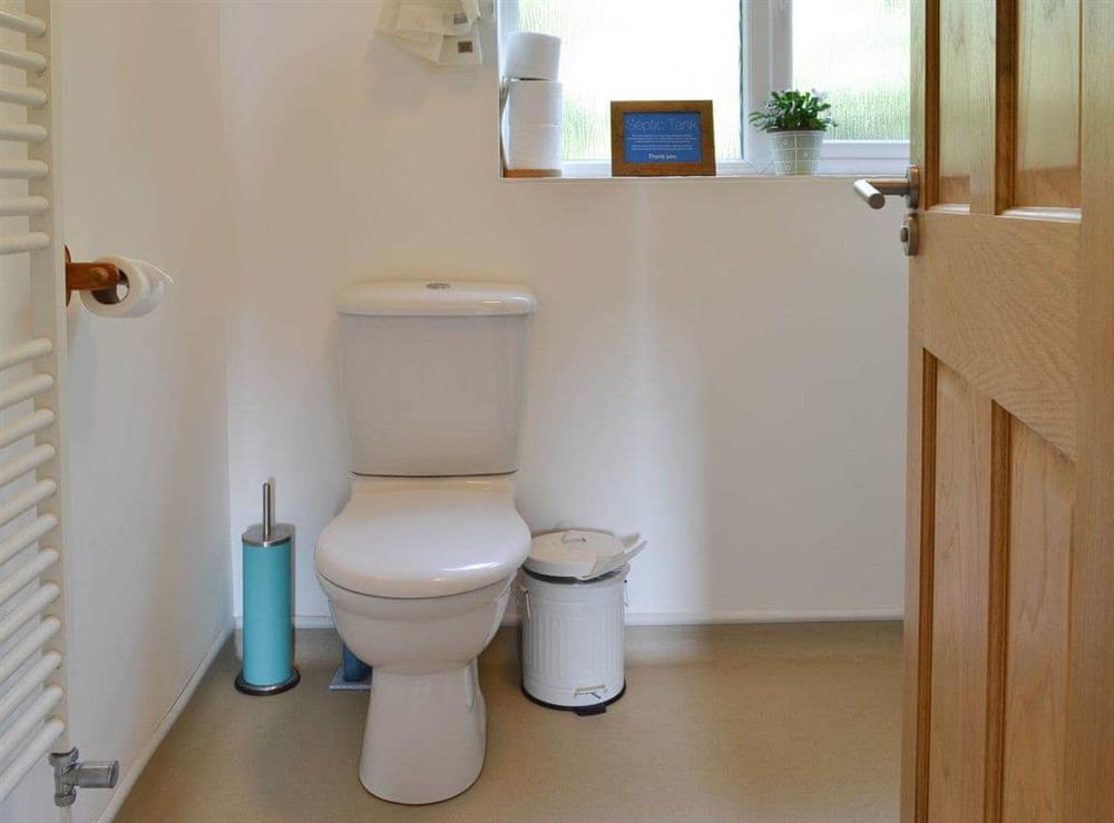 Family shower room with toilet at Poplar Bungalow in Lyng, near Norwich, Norfolk