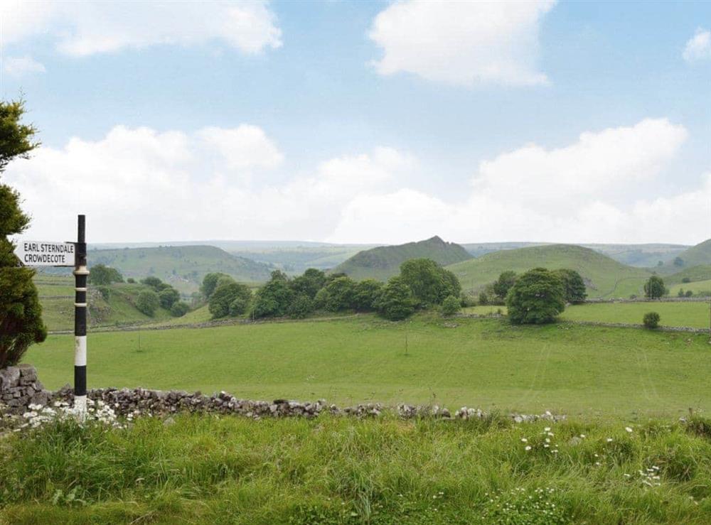 View at Poppies Court in Earl Sterndale, near Buxton, Derbyshire