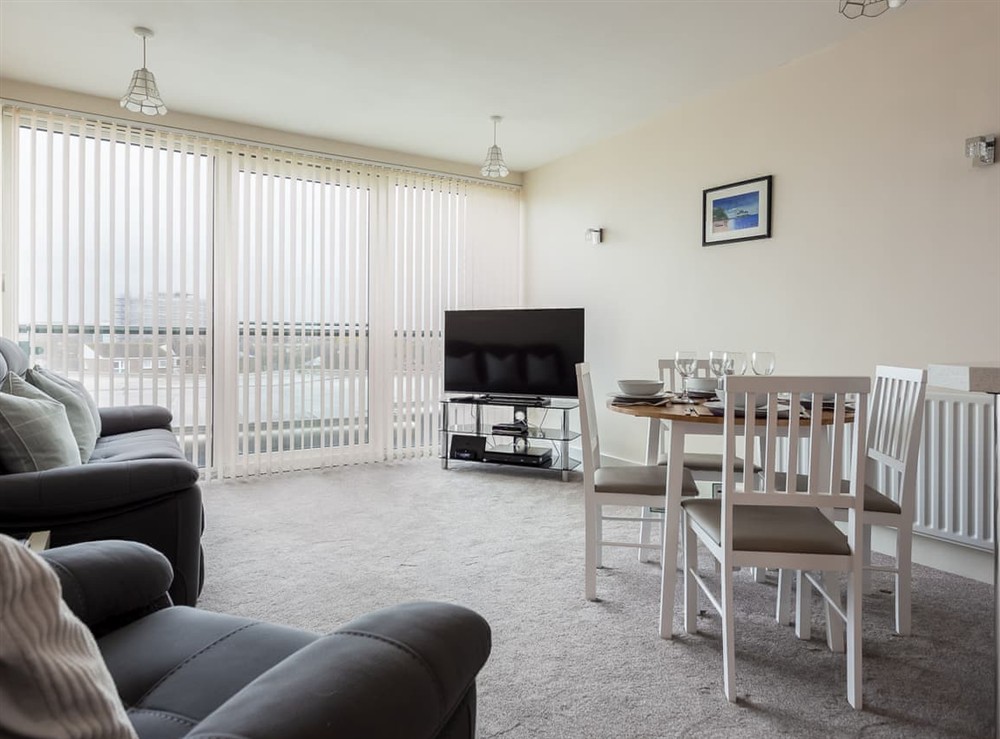 Living room/dining room at Poppies in Poole, Dorset