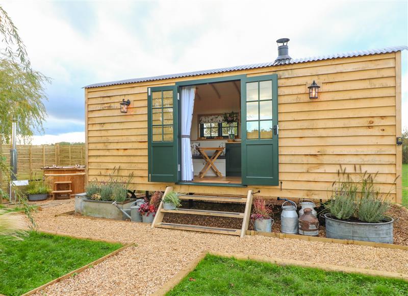 This is the setting of Poppie's Shepherds Hut at Poppies Shepherds Hut, Bottesford near Redmile and Vale of Belvoir