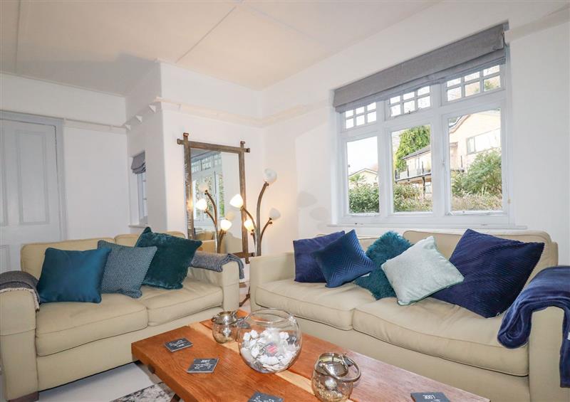 This is the living room at Poppins Cottage, Looe