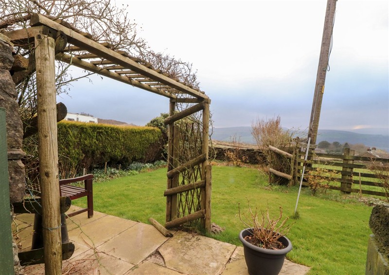 Enjoy the garden at Popples Barn, near Hebden Bridge