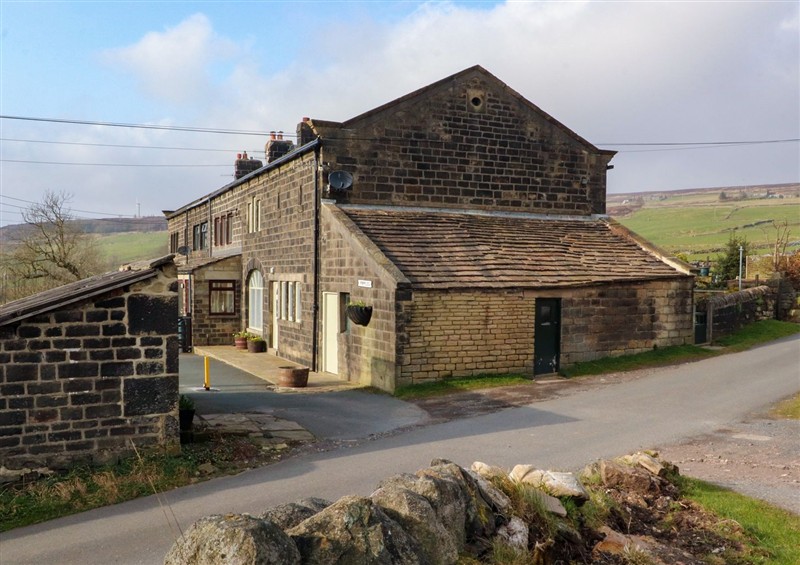 Outside Popples Barn at Popples Barn, near Hebden Bridge
