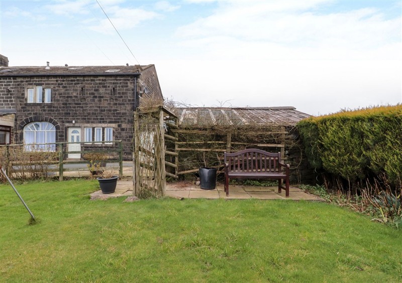 The garden at Popples Barn, near Hebden Bridge