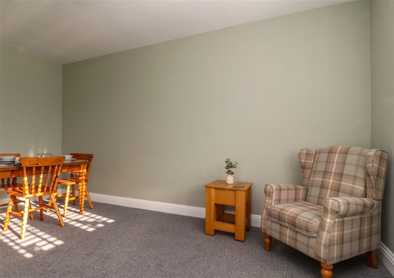 The living area at Popples Barn, near Hebden Bridge