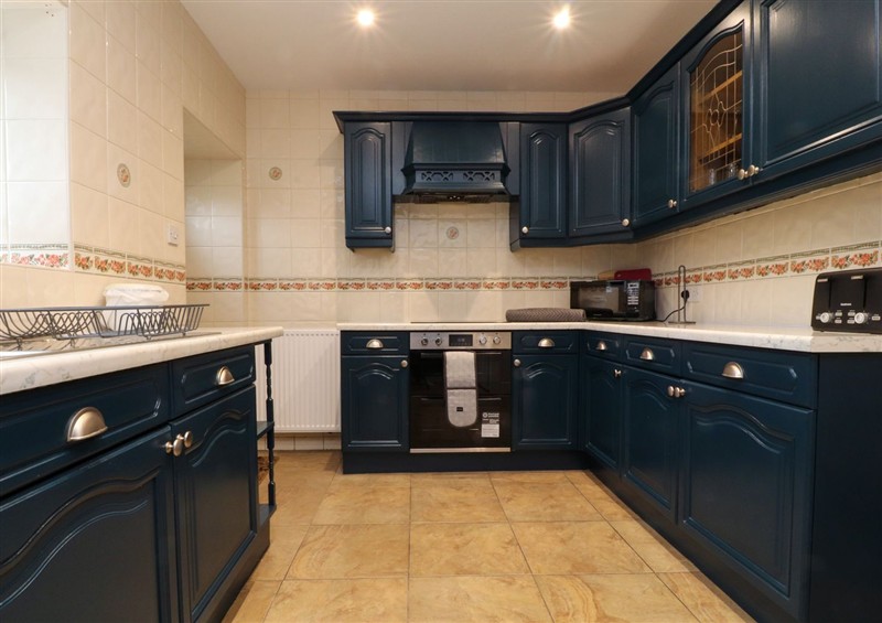 This is the kitchen at Popples Barn, near Hebden Bridge