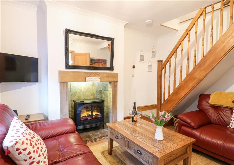 The living area at Poppy Cottage, Ashbourne