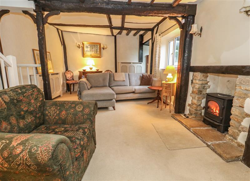 The living room at Poppy Cottage, Beaminster
