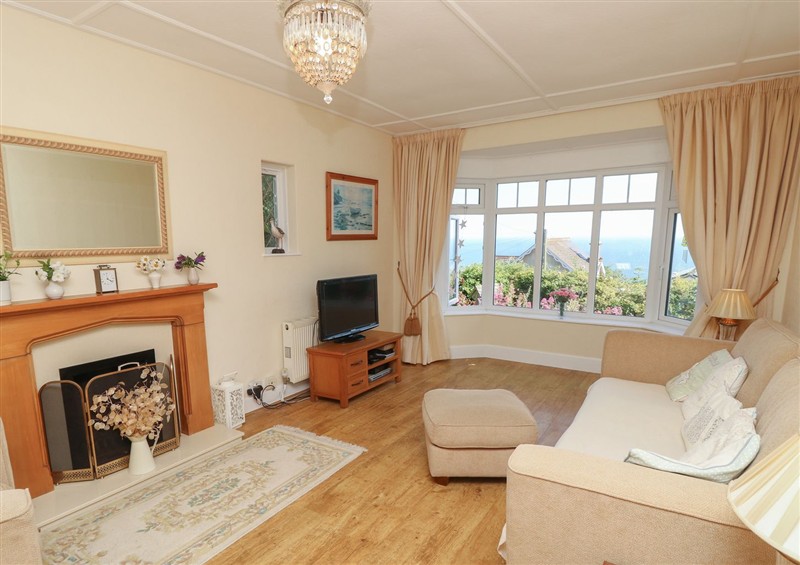 The living room at Poppy Cottage, Ventnor
