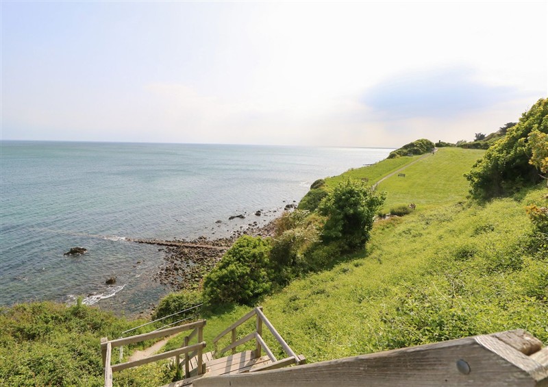 The setting at Poppy Cottage, Ventnor