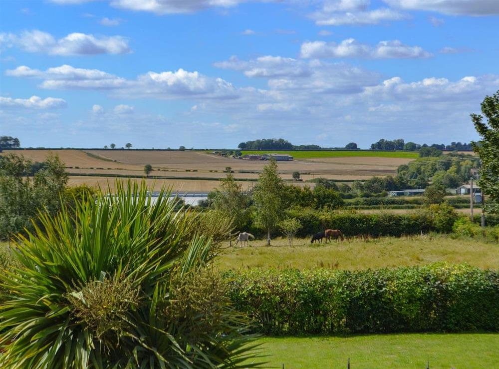 View at Poppy Cottage in West Ashby, near Horncastle, Lincolnshire