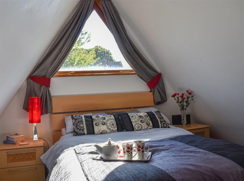 Double bedroom at Poppy Lodge in Kingsdown, near Deal, Kent