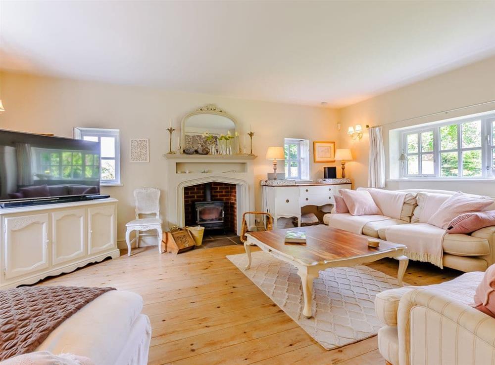Living room at Poppys Cottage in Faversham, Kent