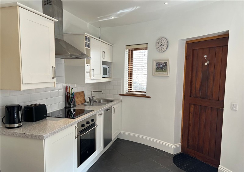 This is the kitchen at Poppys Footprint, Middleham. Wensleydale