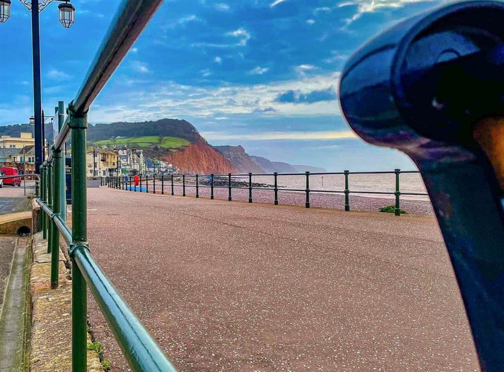 Sidmouth seafront at Porch Cottage in Sidford, near Sidmouth, Devon