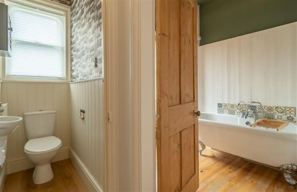 First floor: Family bathroom and separate WC at Porch House, Hunstanton