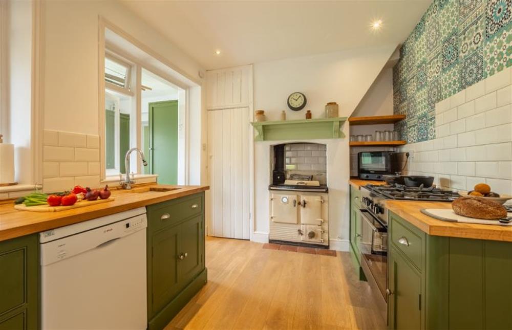 Ground floor: The kitchen is bright and well equipped at Porch House, Hunstanton