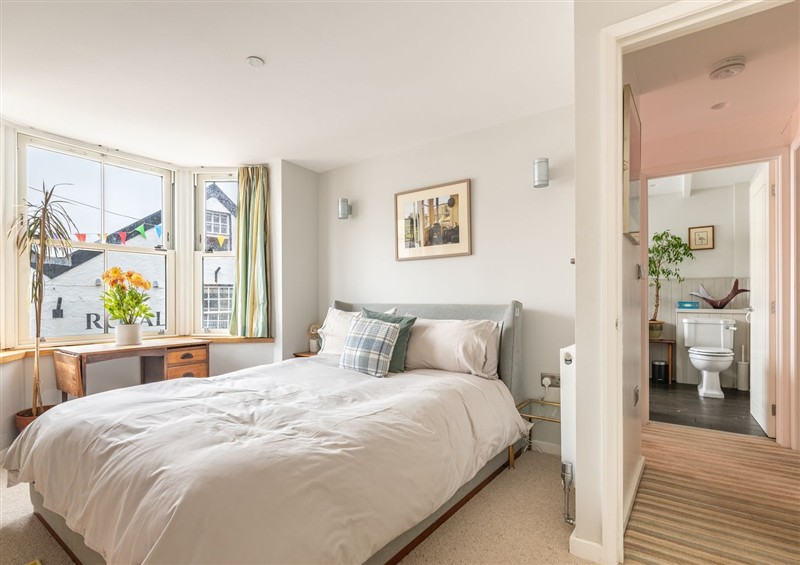 One of the bedrooms at Port House 1, Lyme Regis
