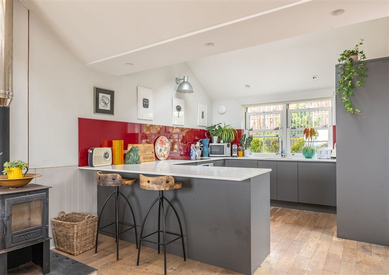 This is the kitchen at Port House 1, Lyme Regis