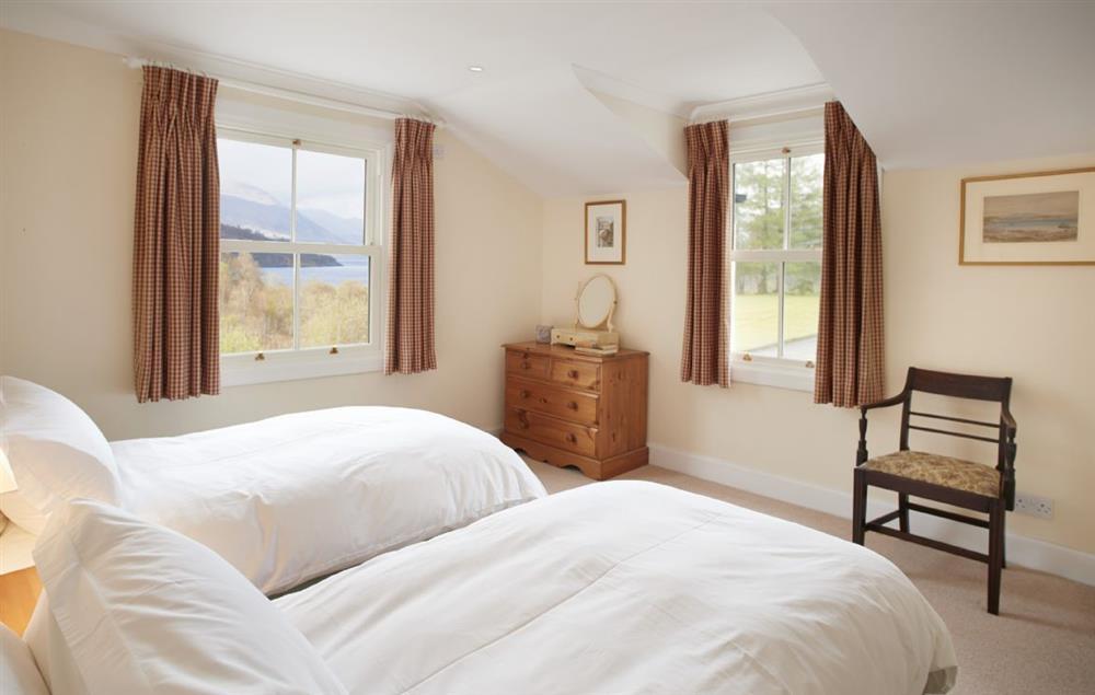Twin bedroom with 3’ single beds at Port na Mine, Inverawe