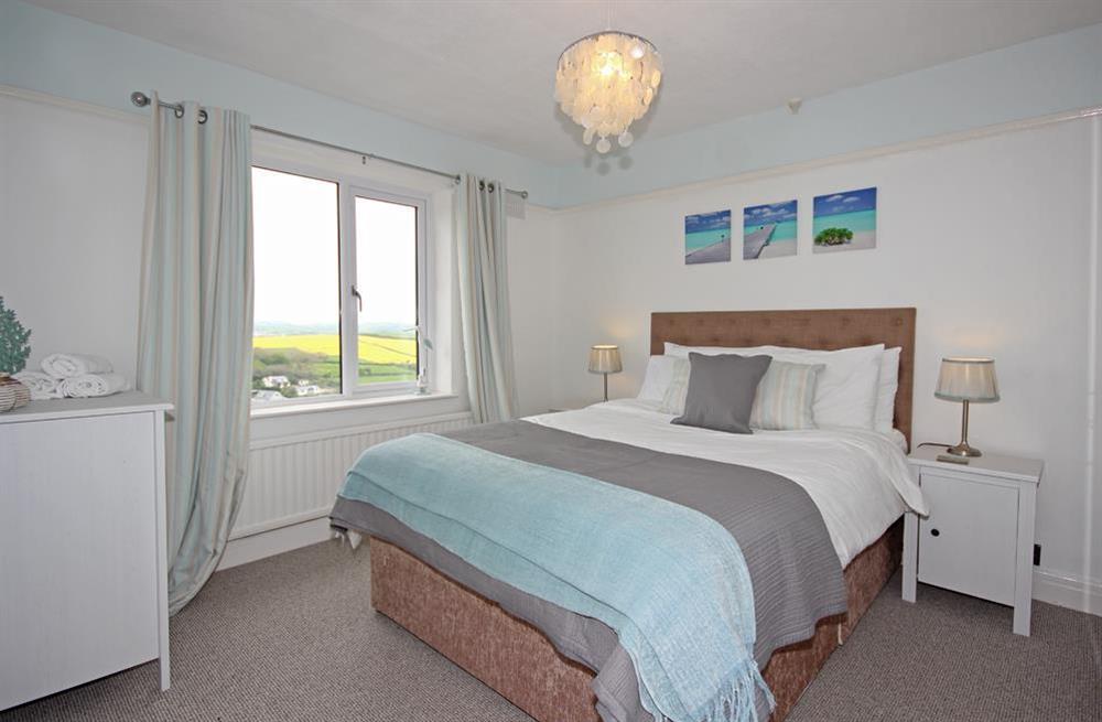 Double bedroom with King size bed and delightful views at Port Royal in , Salcombe