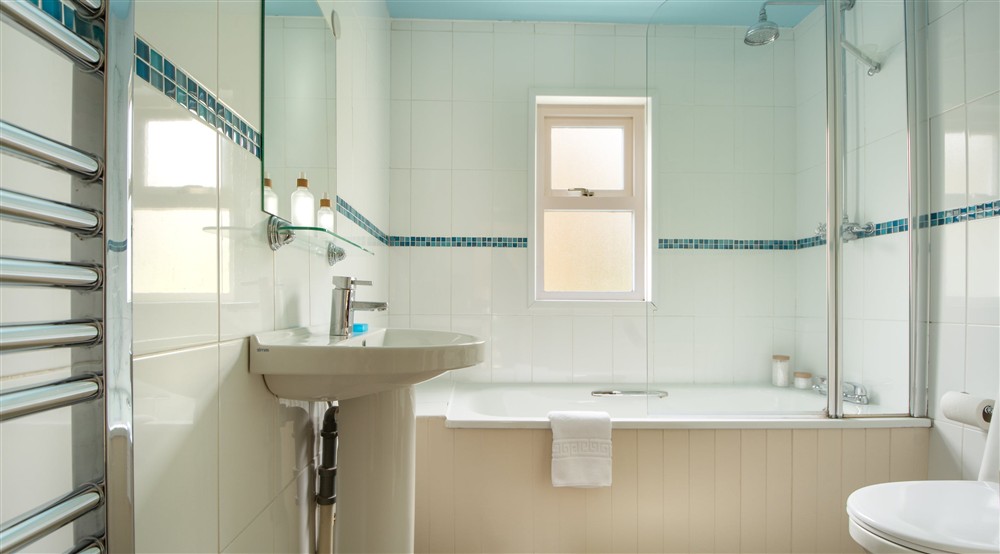 The family bathroom at Portbraddan Cottage in Bushmills, County Antrim