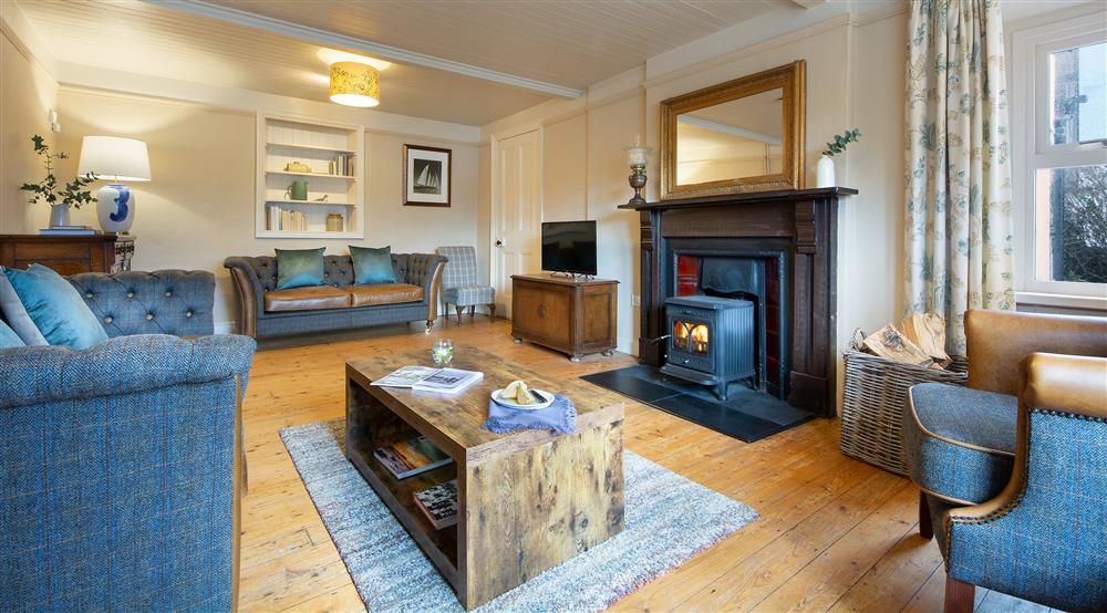 The sitting room at Portbraddan Cottage in Bushmills, County Antrim